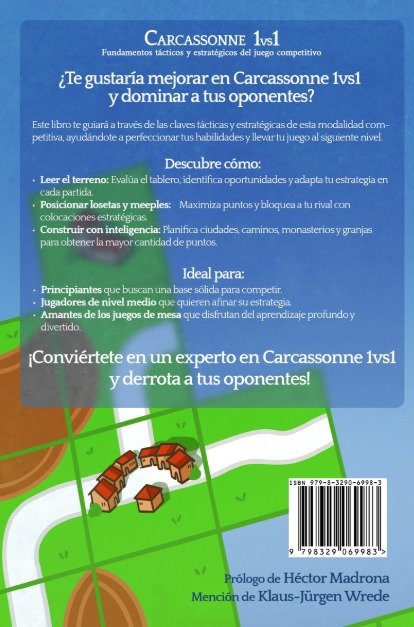 Contraportada de Carcassonne 1vs1